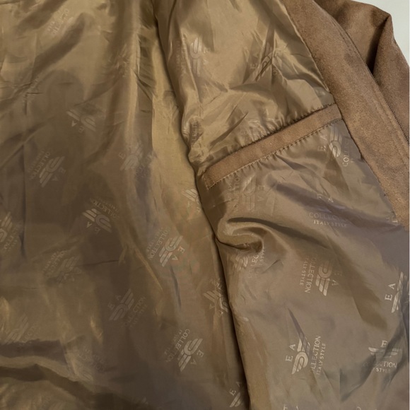Men’s EA Collection Italy Style Suede Jacket – Size XL - Picture 7 of 10